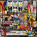 Peinture Basquiat, the king! par Costa Sophie | Tableau Pop-art Icones Pop Acrylique Collage Upcycling