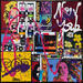 Peinture POP NY par Costa Sophie | Tableau Pop-art Icones Pop Acrylique Collage Upcycling