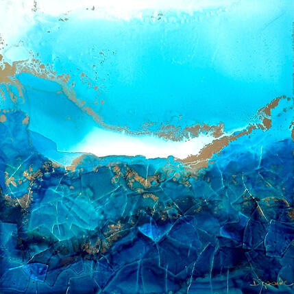 Gemälde 3565 Poésie Marine von Depaire Silvia | Gemälde Abstrakt Acryl