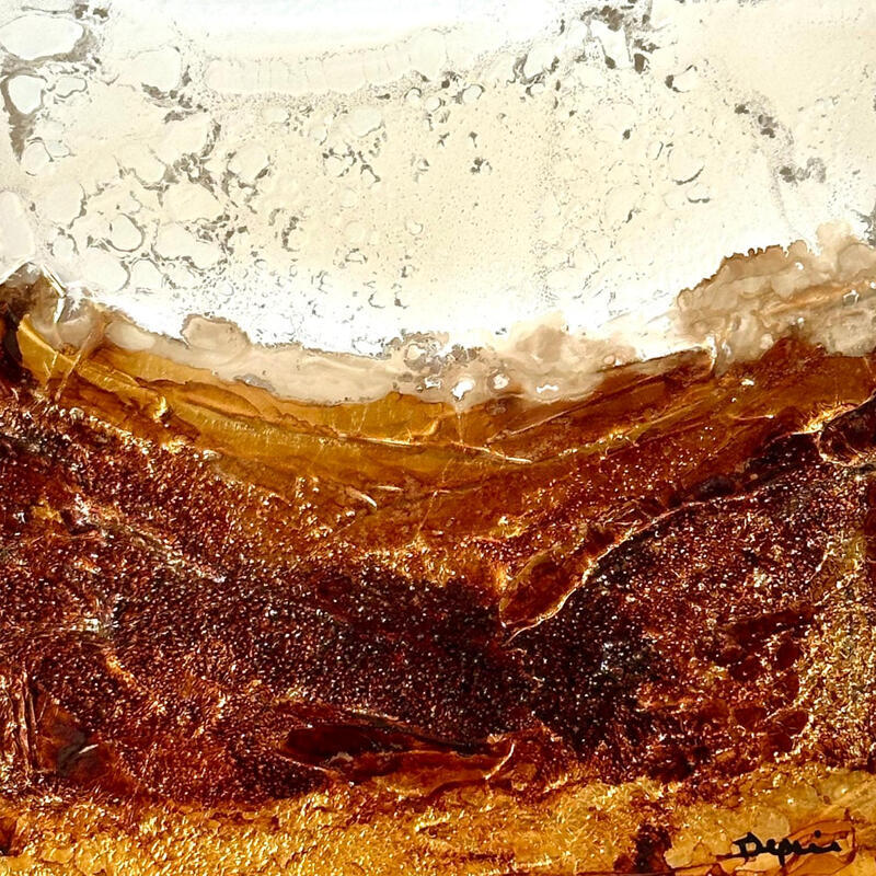 Painting 3579 Versailles by Depaire Silvia | Painting Abstract Landscapes Minimalist Acrylic