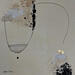 Painting Abstract beige A199 by Wilms Hilde | Painting Abstract Cardboard Acrylic Gold leaf