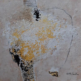 Peinture Abstract white A200 par Wilms Hilde | Tableau