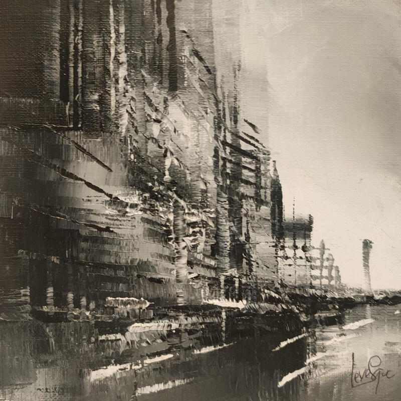 Painting Ambiance du port by Levesque Emmanuelle | Painting Oil