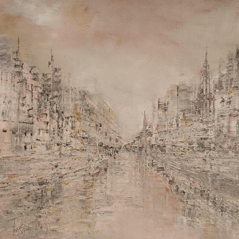Painting Rêve Italien by Levesque Emmanuelle | Painting Oil