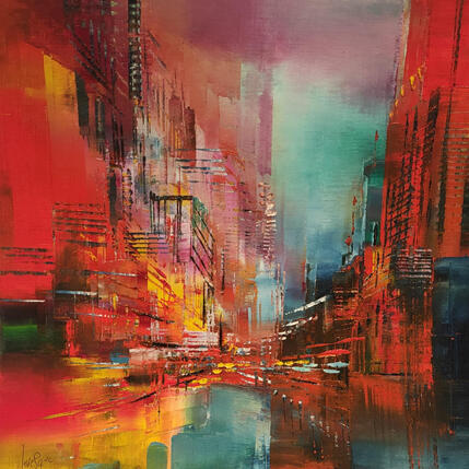 Painting Le plein de couleurs by Levesque Emmanuelle | Painting