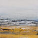 Painting Noir écume by Rocco Sophie | Painting Raw art Acrylic Gluing Sand