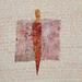 Painting Le voyageur by Rocco Sophie | Painting Raw art Acrylic Gluing Sand