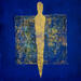 Painting Le fervent by Rocco Sophie | Painting Raw art Acrylic Gluing Sand