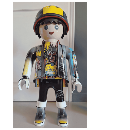 Sculpture playmobil XXL Basquiat by Peggy Cannonge | Sculpture