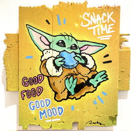 Peinture Snack time par Rocky Chaplin | Tableau