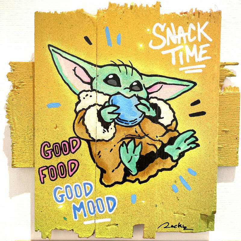 Painting Snack time by Rocky Chaplin | Painting
