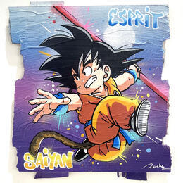 Peinture Esprit Saiyan par Rocky Chaplin | Tableau