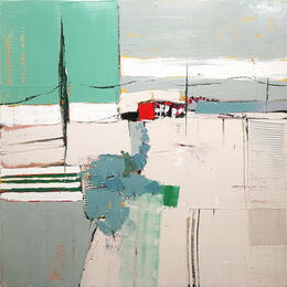 Peinture 80x80 No Name 10018-20791-20261023-1 par L'huillier Françis | Tableau Abstrait Huile Paysages