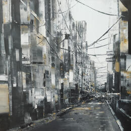 Peinture Tokyo par Levesque Emmanuelle | Tableau  Huile