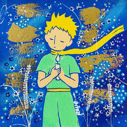Painting Un hiver parmi les étoiles by Revel | Painting Pop-art Pop icons