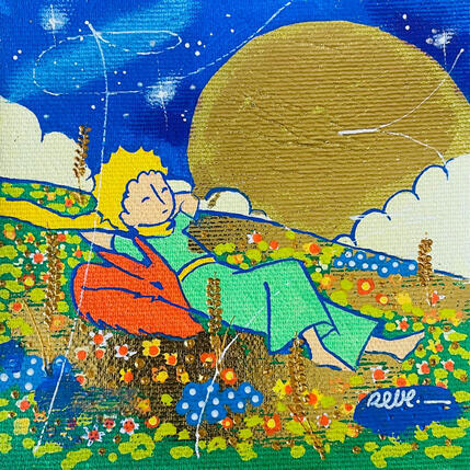 Painting le jardin des rêves by Revel | Painting Pop-art Pop icons