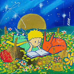 Painting histoire merveilleuse by Revel | Painting Pop-art Pop icons