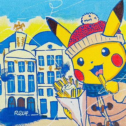Painting une pincée de bonheur by Revel | Painting Pop-art Pop icons