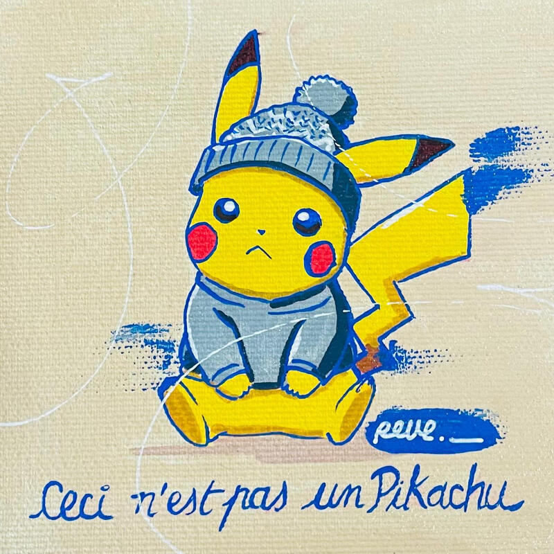 Painting un pikachu? by Revel | Painting Pop-art Pop icons