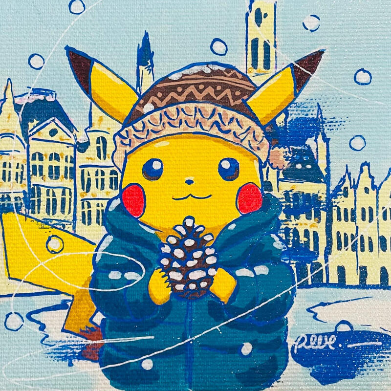 Painting petit bonheur by Revel | Painting Pop-art Pop icons