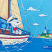Painting l'hiver au soleil  by Revel | Painting Pop-art Pop icons