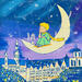 Painting rendez-vous avec la lune by Revel | Painting Pop-art Pop icons