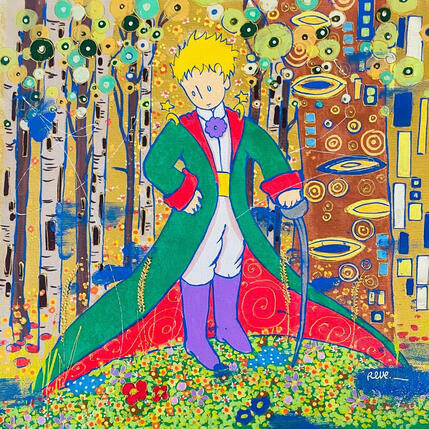 Painting petit prince des rêves by Revel | Painting Pop-art Pop icons