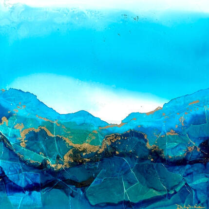 Painting Poésie Marine 3493 by Depaire Silvia | Painting Abstract Acrylic