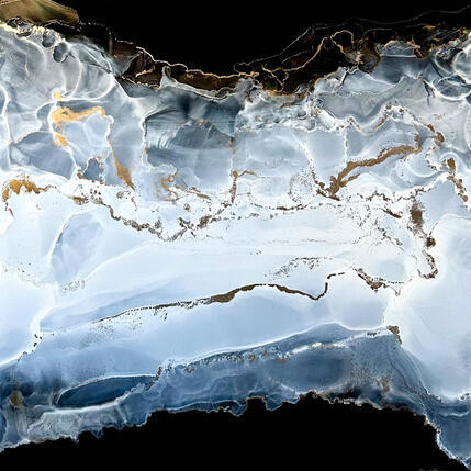 Peinture Cloud Dancer 3174 par Depaire Silvia | Tableau Abstrait Acrylique Minimaliste, Mode