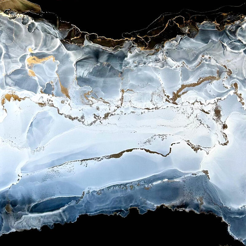 Peinture Cloud Dancer 3174 par Depaire Silvia | Tableau Abstrait Acrylique