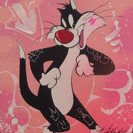 Peinture Sylvestre par Lemoine Mael | Tableau Pop-art Acrylique, Graffiti Icones Pop