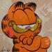 Painting Garfield by Lemoine Mael | Painting Pop-art Pop icons Graffiti Acrylic