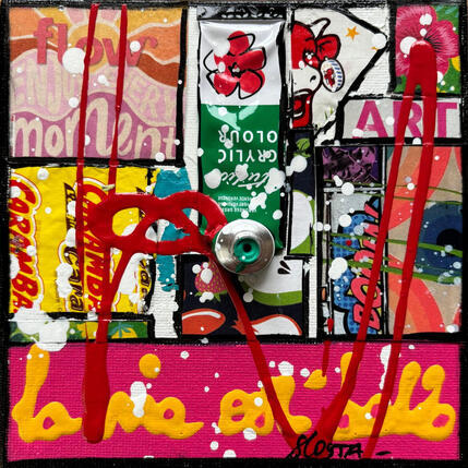 Painting La vie est belle by Costa Sophie | Painting