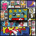 Painting Pop K7 (bleu) by Costa Sophie | Painting Pop-art Pop icons Acrylic Gluing Upcycling