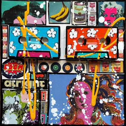 Painting Pop K7 by Costa Sophie | Painting