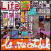 Painting La vie est belle ! by Costa Sophie | Painting Pop-art Acrylic Gluing Upcycling