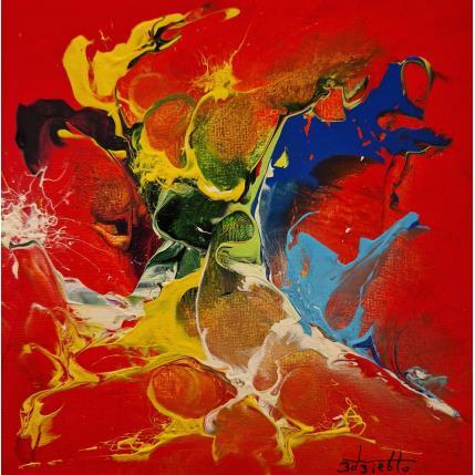 Peinture 18.02.24 par Zdzieblo Thierry | Tableau Abstrait Acrylique Minimaliste