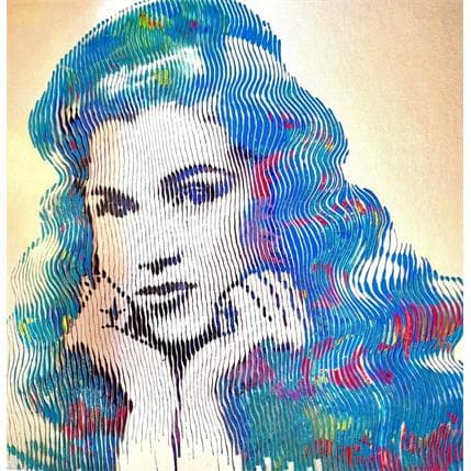 Peinture Young Marilyn Monroe par Schroeder Virginie | Tableau Pop-art Acrylique Icones Pop