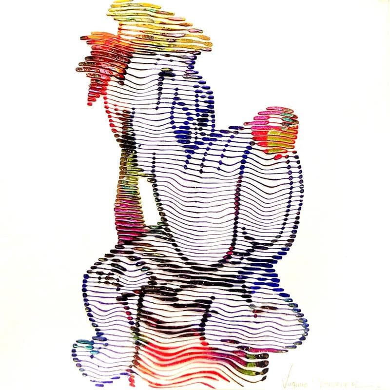 Peinture Droopy par Schroeder Virginie | Tableau Pop-art Icones Pop Acrylique