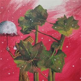Painting Pollen ludique pas d'allergie by Nai | Painting Surrealism Acrylic Life style