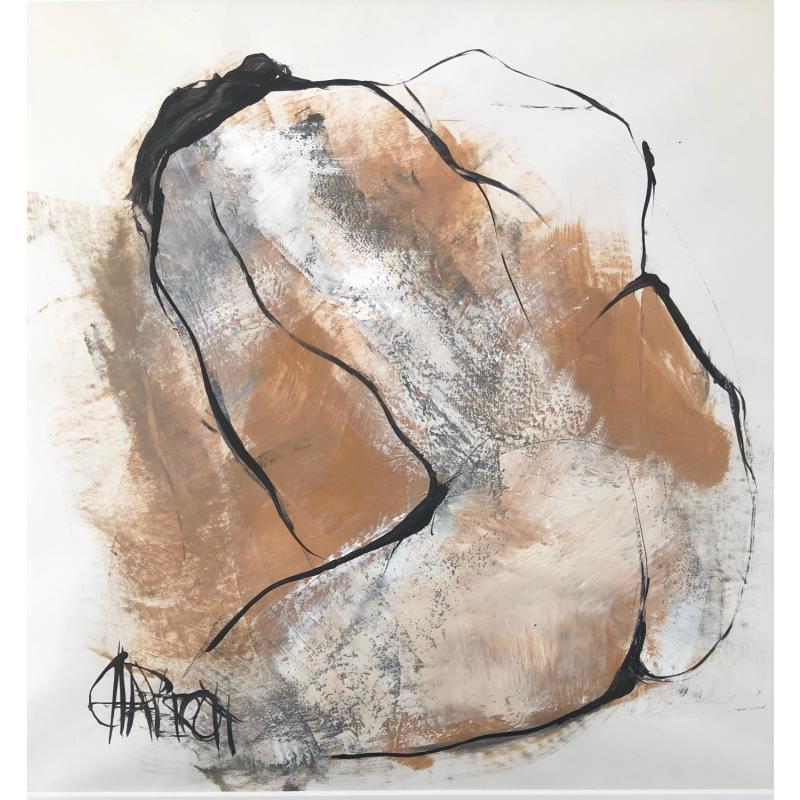 Peinture Cuivre 4 par Chaperon Martine | Tableau Figuratif Nu Acrylique