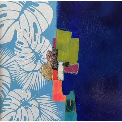 Painting L'homme exotique by Lau Blou | Painting Abstract Acrylic Landscapes