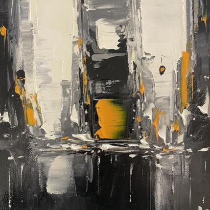 Peinture GOLD TIME par Bond Tetiana | Tableau Figuratif Huile Urbain