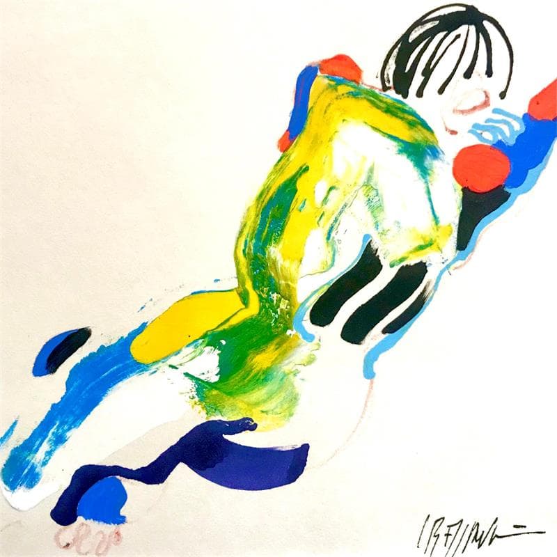 Peinture 3959 par Cressanne | Tableau Figuratif Portraits Nu Acrylique