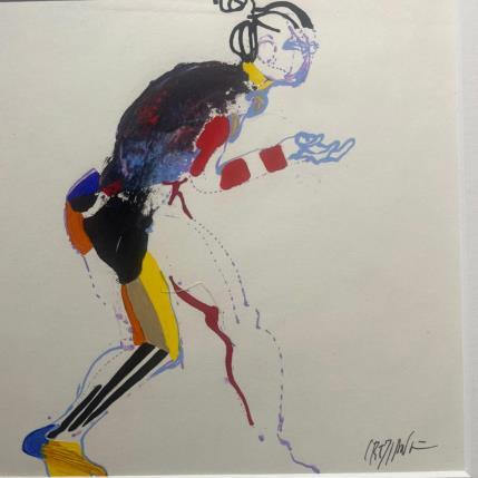 Peinture 811 par Cressanne | Tableau Art Singulier Acrylique Nu, Portraits