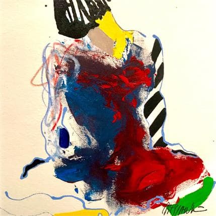 Painting 6125 by Cressanne | Painting Raw art Acrylic Nude