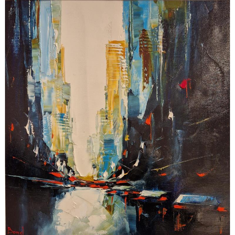 Peinture TRANCE par Bond Tetiana | Tableau Figuratif Urbain Huile