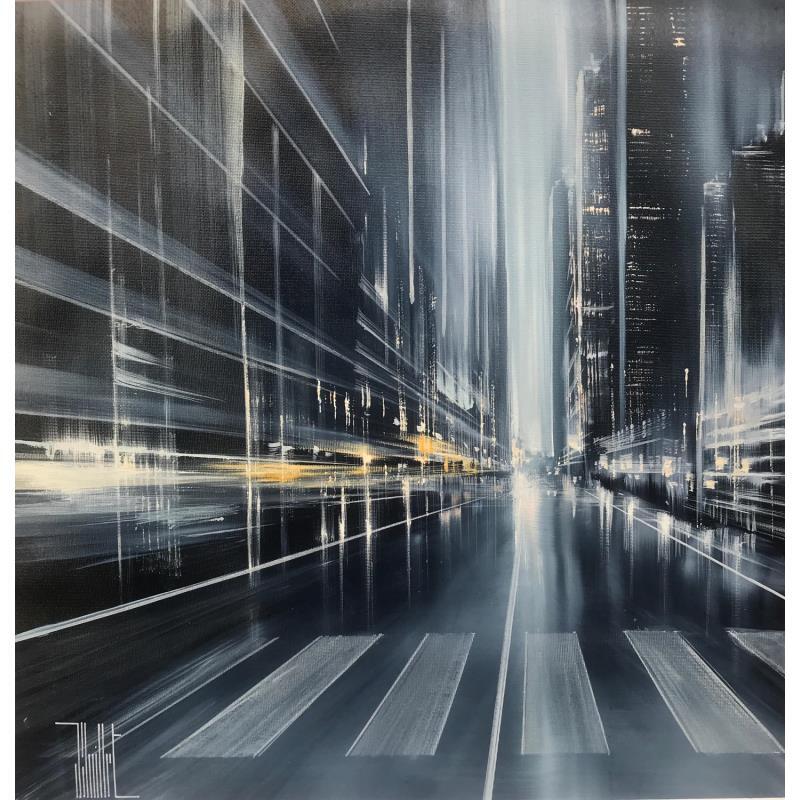 Painting only to be with you by Guillet Jerome | Painting Figurative Urban Oil Acrylic