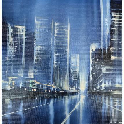 Peinture glowing lights par Guillet Jerome | Tableau Figuratif Acrylique, Huile Urbain