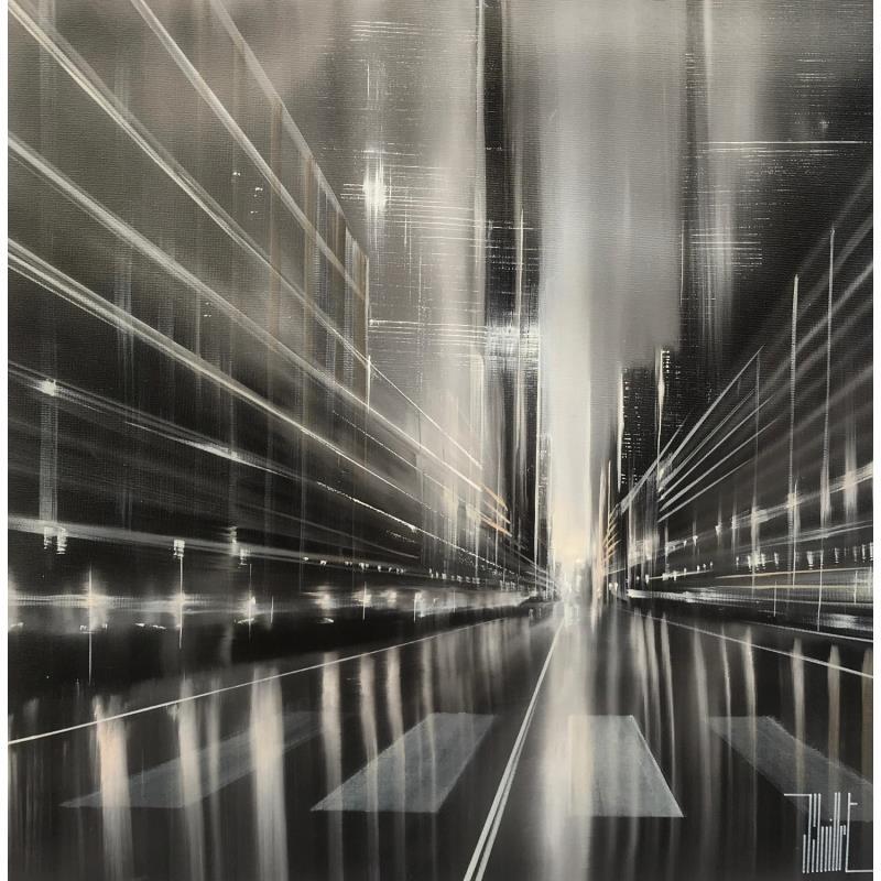 Painting welcome home by Guillet Jerome | Painting Figurative Urban Oil Acrylic